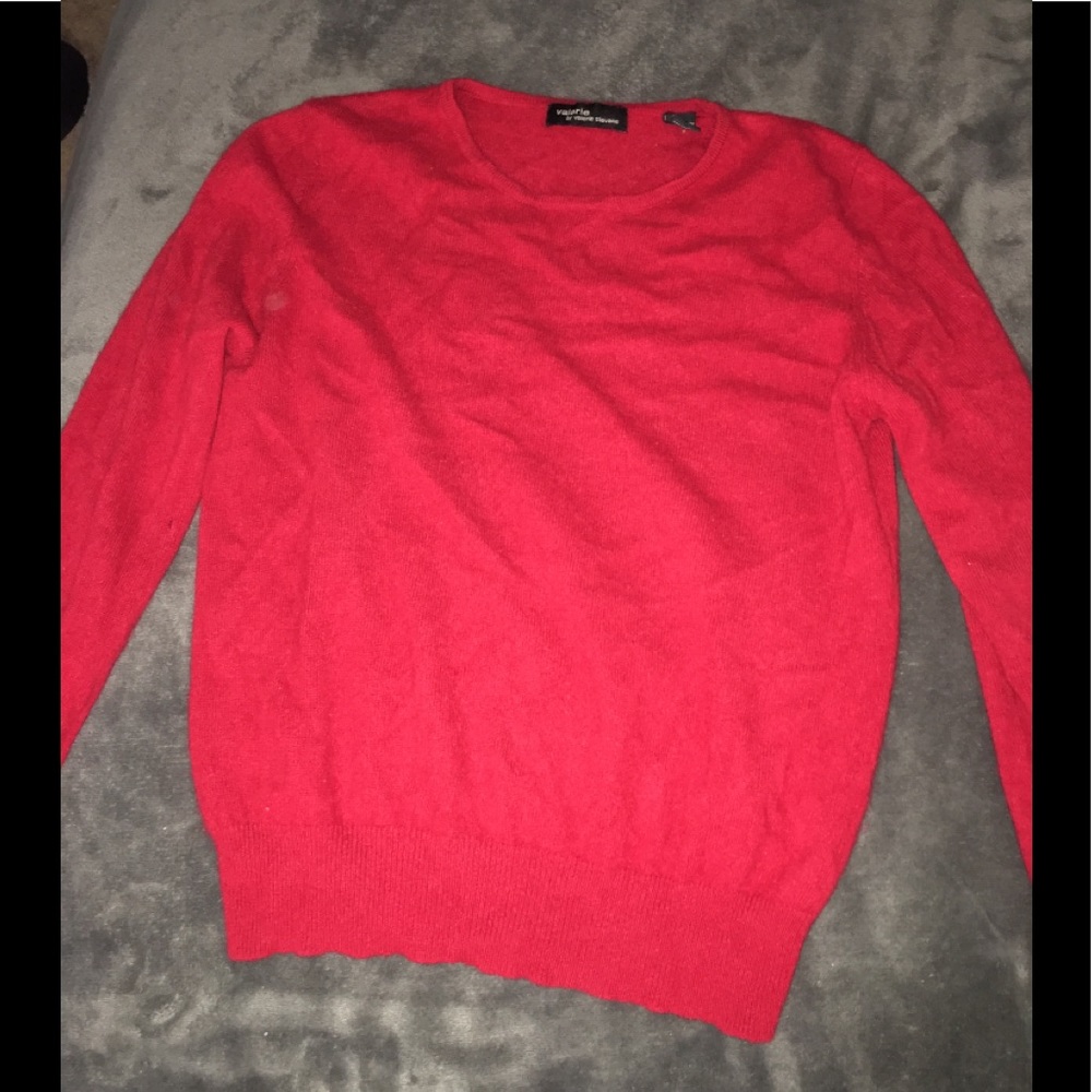 Red cashmere Sweater